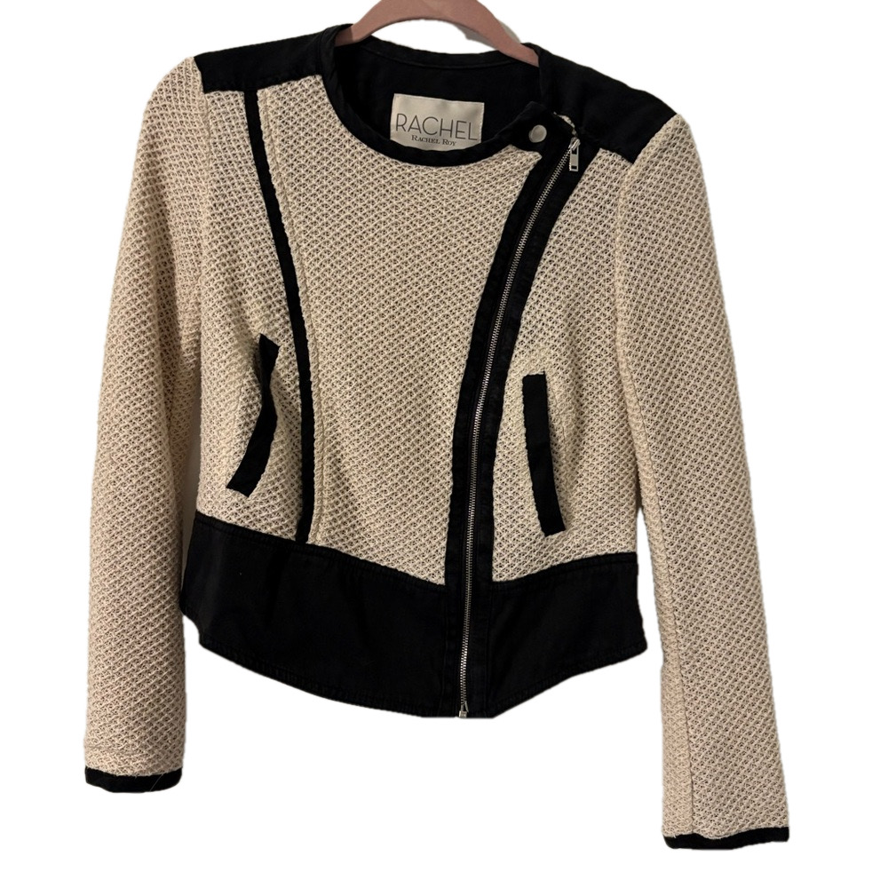 Rachel Women's Black and Cream Jacket